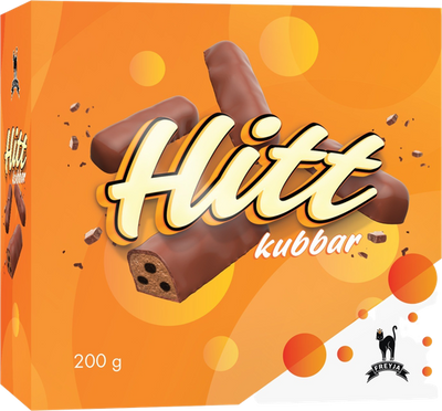 Chocolate pack with small pieces of chocolate with licorice and caramel filling from Freyja. - TopIceland