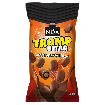 Noa Sirius Tromp, small pieces of chocolate covered licorice and pepper filling. -Topiceland.
