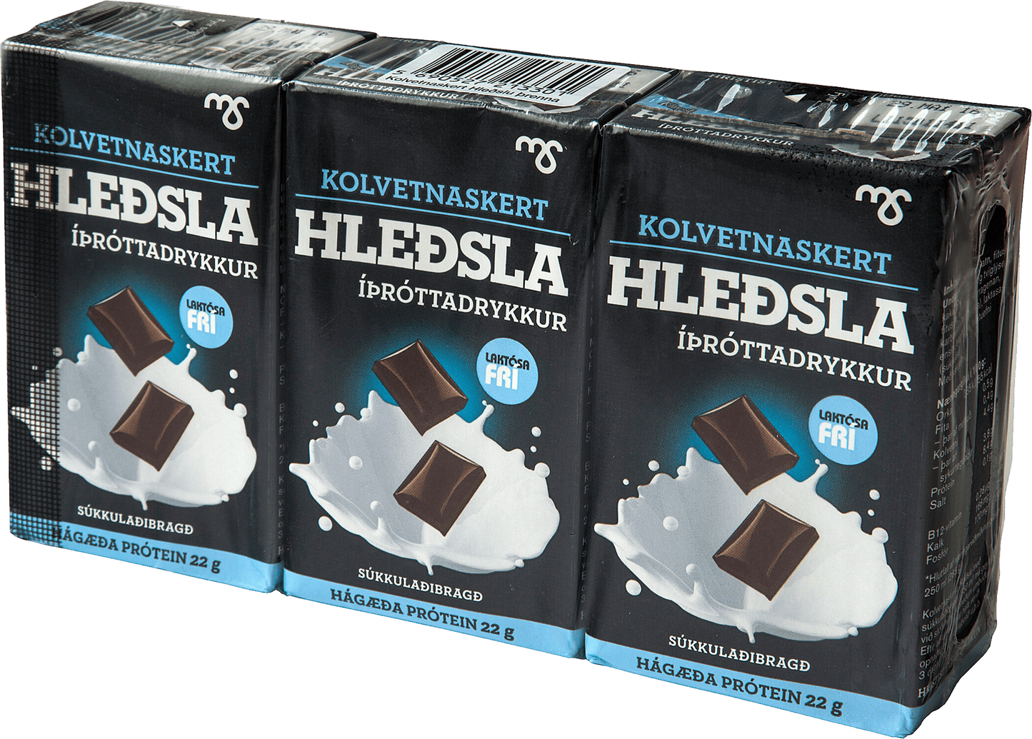 Hleðsla Protein Drink - Chocolate Low Carb (3x250ml)