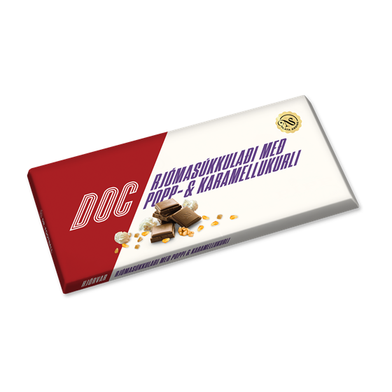 Noa Chocolate with roasted corn, caramel crunch, crispy rice & sea salt (140g)