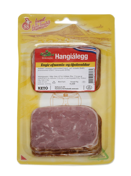 Birch smoked lamb slices from SS. - TopIceland