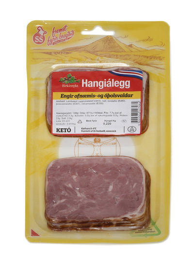Birch smoked lamb slices from SS. - TopIceland