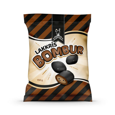 Freyju chocolate bombur with licorice flavored toffee. - Topiceland