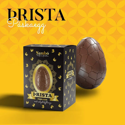 Chocolate Þrista licorice Easter Egg. -Topiceland.