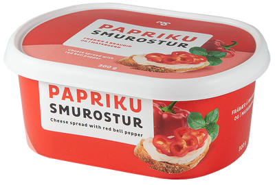 MS Papriku smurostur - Cheese spread with red bell pepper. - TopIceland