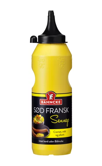 Bähncke Sweet French mustard is carefully crafted from select yellow mustard seeds to achieve a round, mild flavor that makes it stand out amongst its peers. - TopIceland