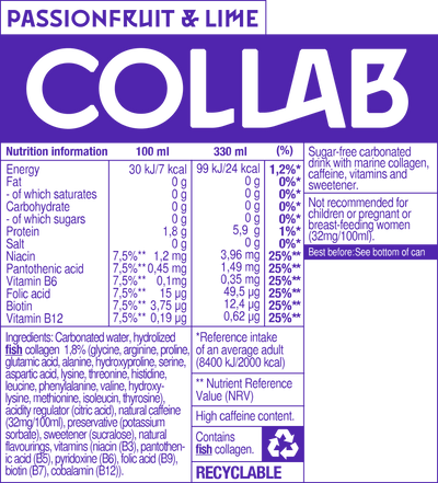 Collab Passionfruit & Lime (330ml) - (Non-alcoholic)