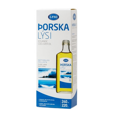 Lysi Cod liver oil (240ml) - Topiceland