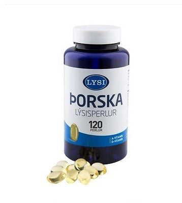 Cod Liver Fish Oil Capsules (120 capsules) - Topiceland
