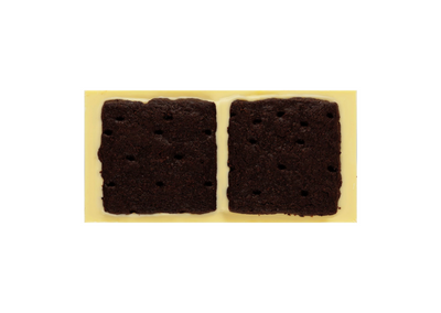 Omnom Cookies + Cream. Exceptional creamy white chocolate, with hints of vanilla and grass, with two mildly bitter chocolate cookies made with our 70% Tanzania dark chocolate. - Topiceland