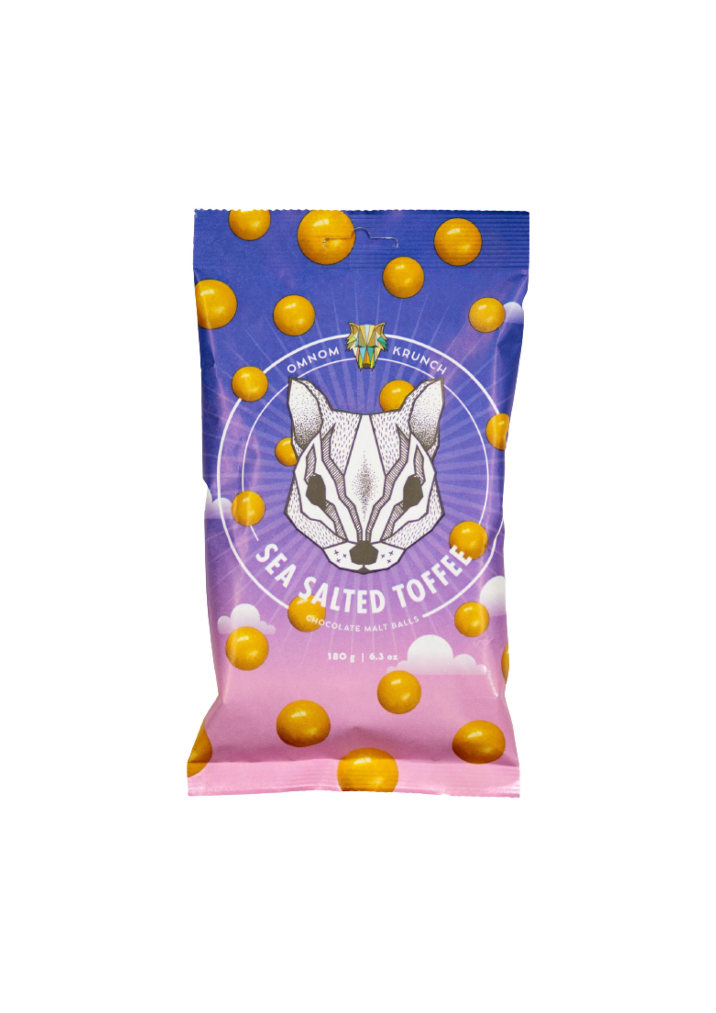 White chocolate covered malt balls (180g). - Topiceland