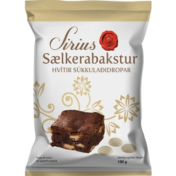 White chocolate drops, perfect for baking. -Topiceland