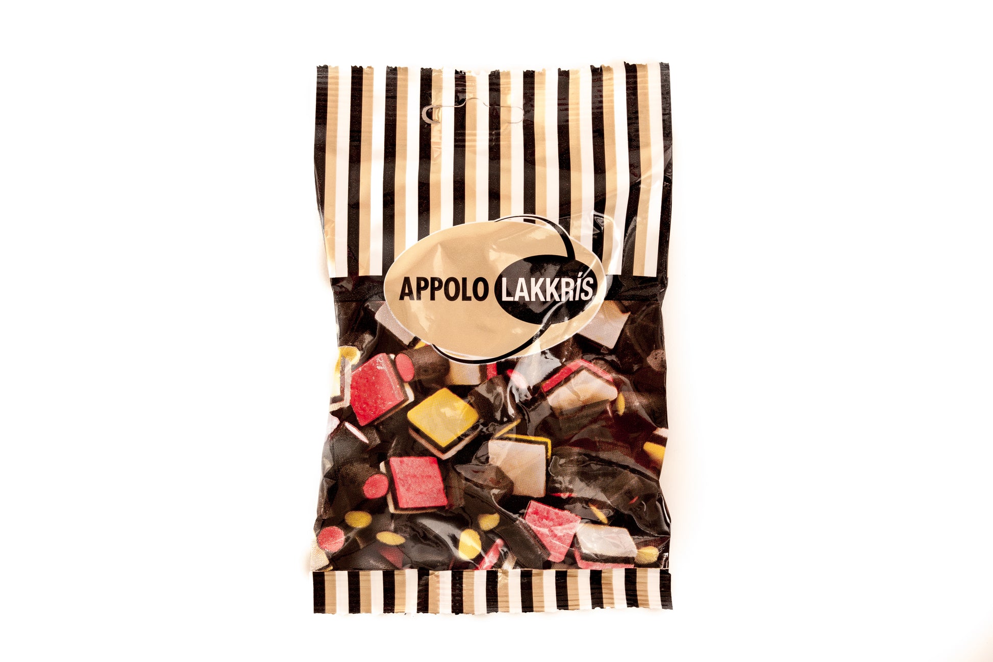 Assorted Black Licorice Pieces , Some Coconut Cream Paste Filled or Covered. Made by Appolo in Iceland. - TopIceland