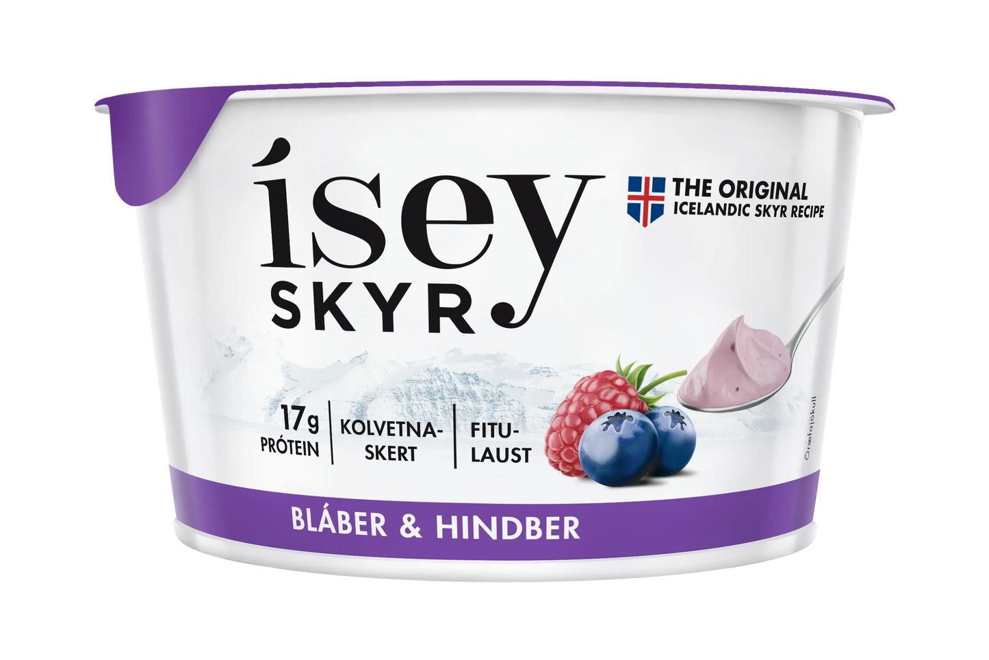 Ísey Skyr Low Carb - Blueberry & Raspberry (170g)