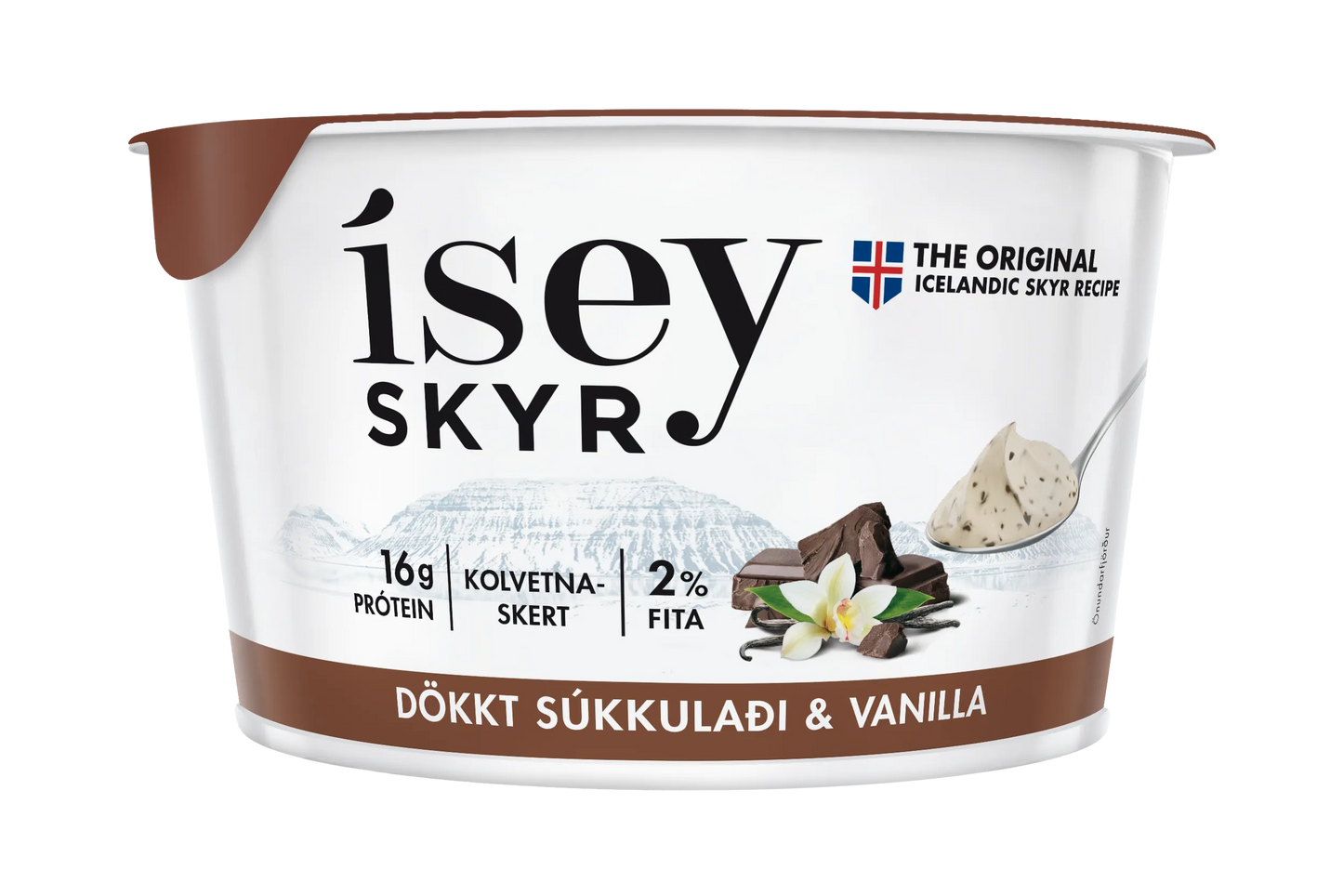 Ísey Skyr Low Carb - Dark Chocolate & Vanilla (170g)