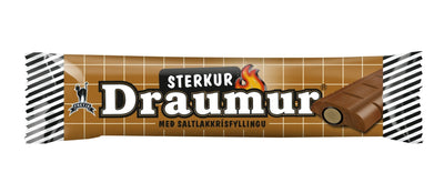 Sterkur Draumur is a chocolate with pepper-filled licorice straw inside - Topiceland