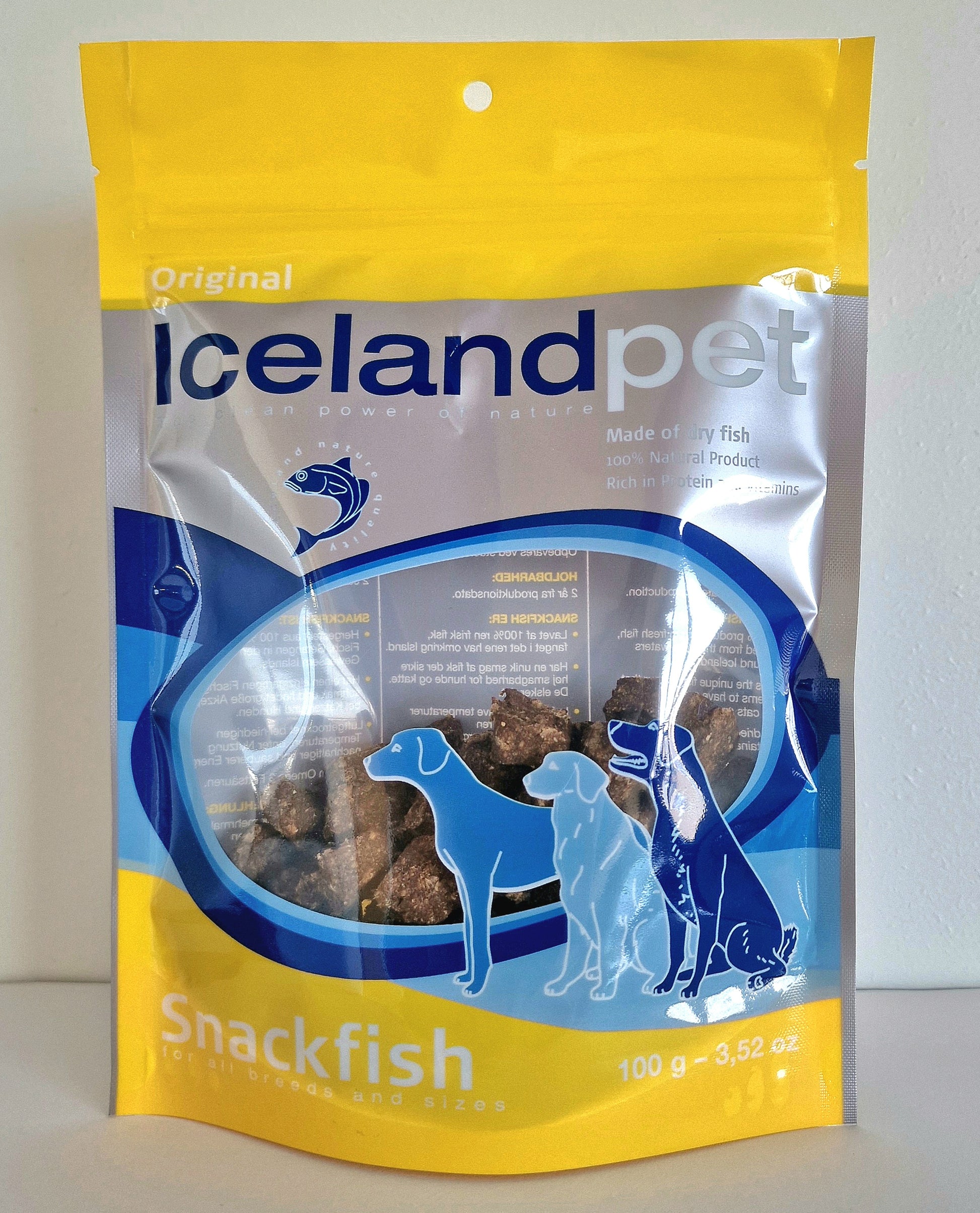 The Original Dog Treat is made from 100% pure Icelandic fish -Topiceland