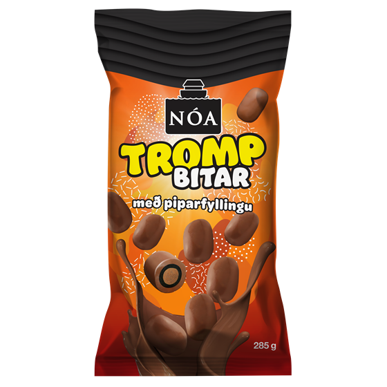 Noa Sirius Tromp, small pieces of chocolate covered licorice and pepper filling. -Topiceland.
