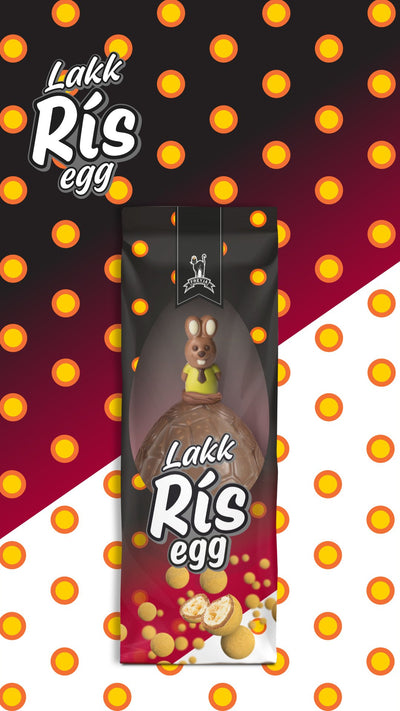 Freyju LakkRís Chocolate Easter Egg 9 - Páskaegg (520g)