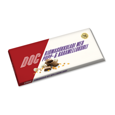 Noa Chocolate with roasted corn, caramel crunch, crispy rice & sea salt (140g)
