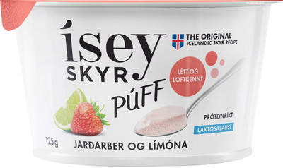 Ísey Skyr Púff - Strawberry & Lime (125g)