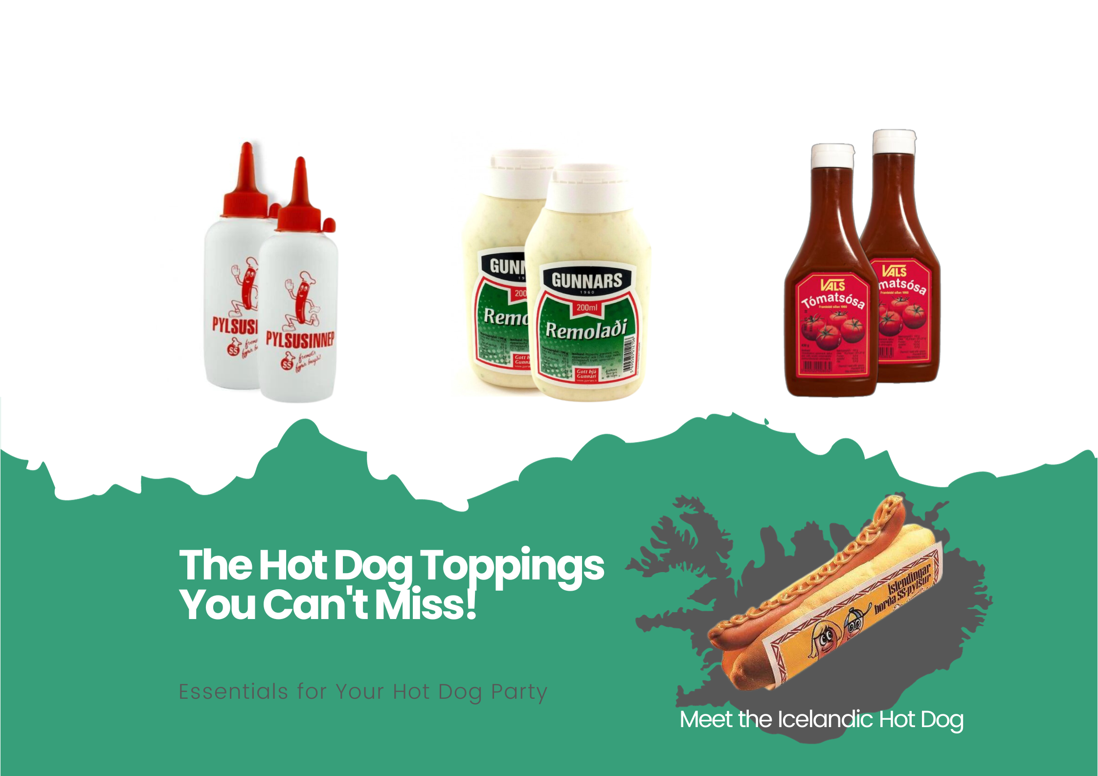 Essentials for Your Hot Dog Party. - TopIceland