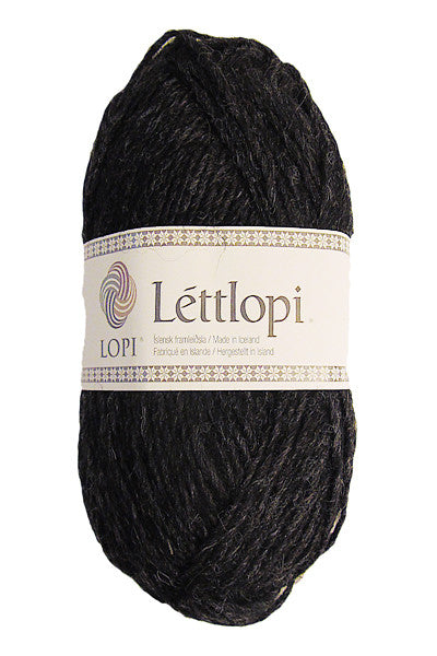 Létt lopi - Wool yarn - Black heather 0005 - Topiceland