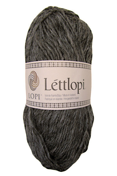 Létt lopi - Wool yarn - Dark grey heather 0058 - Topiceland
