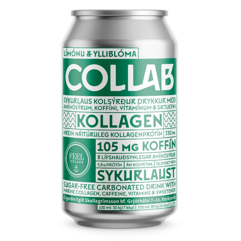 Collab Lime & Elderflower (330ml) - (Non-alcoholic)