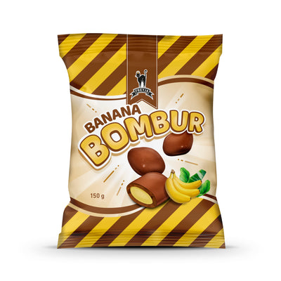 Freyju chocolate bombur with banana-flavored toffee. - Topiceland