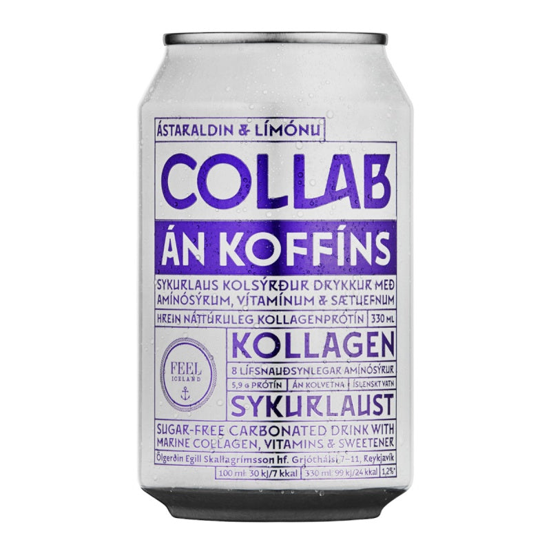 Collab Caffeine Free with Passionfruit & Lime flavor. -Topiceland