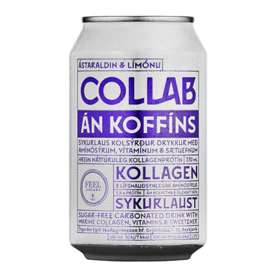 Collab Caffeine Free with Passionfruit & Lime flavor. -Topiceland