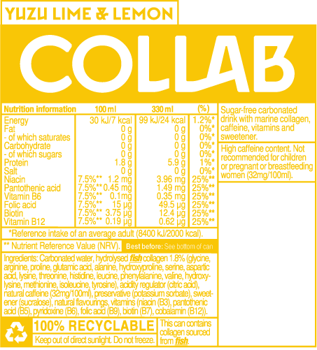 Collab Yuzu Lime & Lemon (330ml) - (Non-alcoholic)