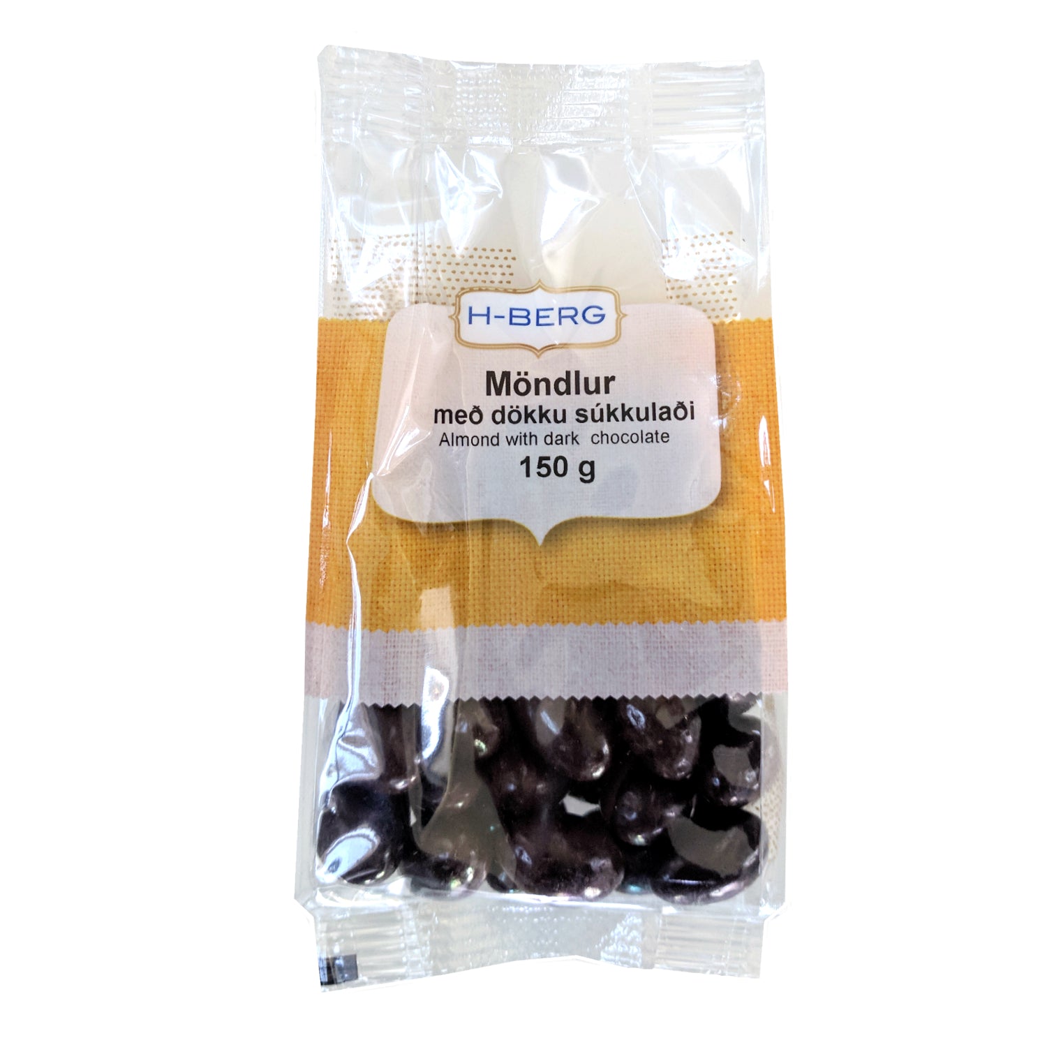 Almond dark chocolate (150gr) - Topiceland