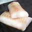 Haddock fillets in portions - Packed in 1 kg bag (approx 2 lbs)