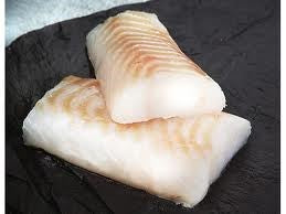 Haddock fillets in portions - Packed in 1 kg bag (approx 2 lbs)