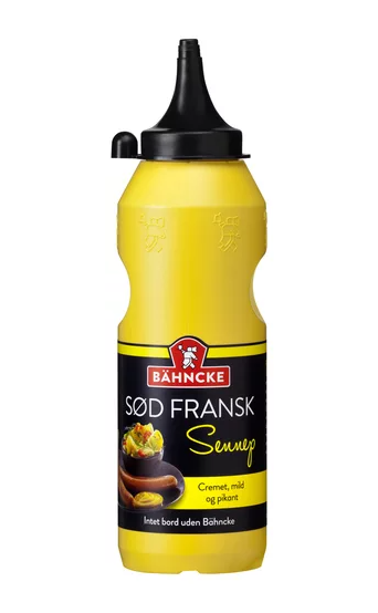 Bähncke Sød Fransk Sennep – French Mustard 425g. - TopIceland