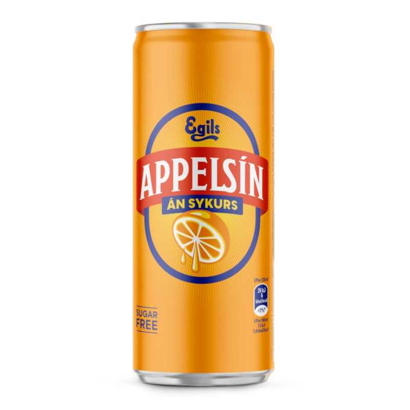 Egils Appelsín sugar free – Topiceland