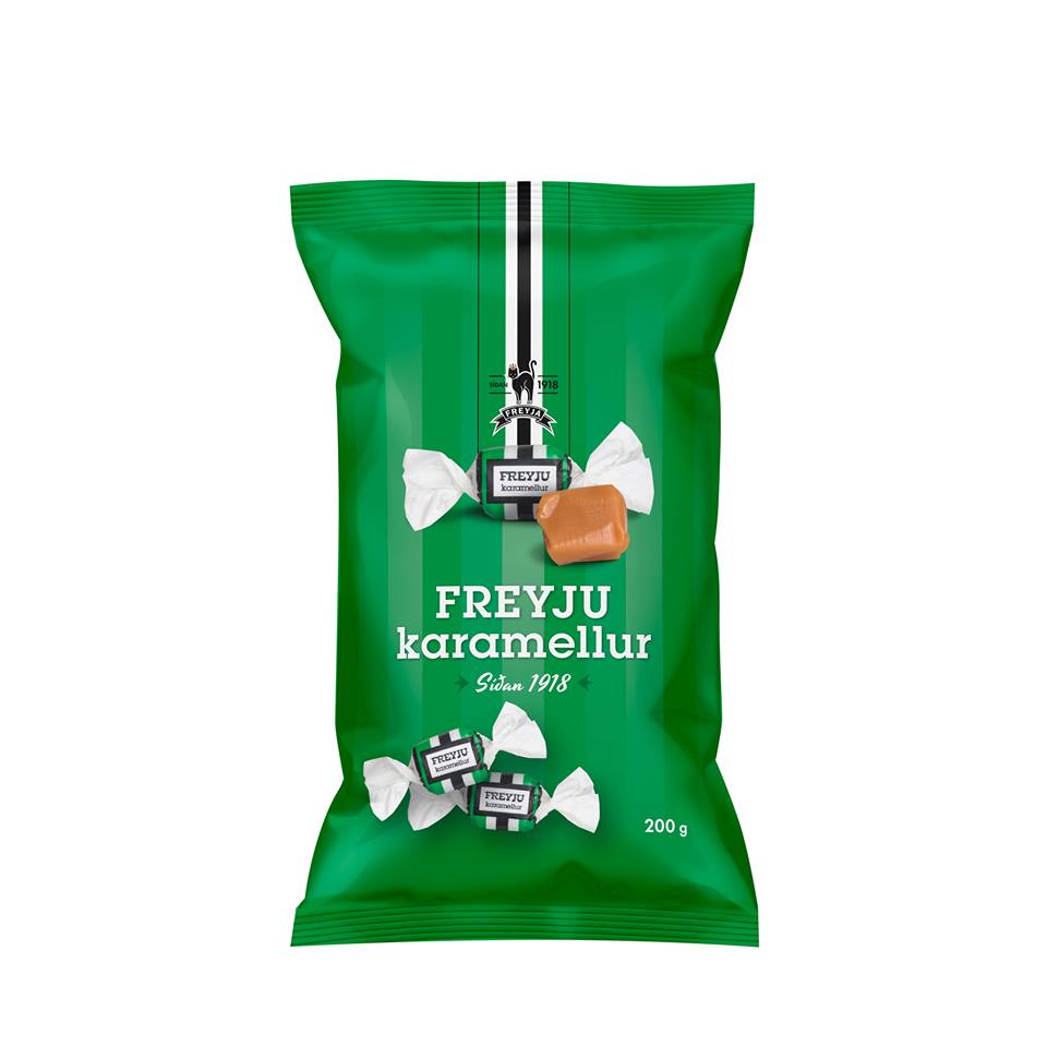 Freyja Karamellur (200gr) - Topiceland