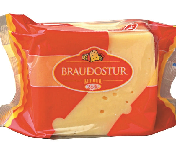 Icelandic bread cheeese or Brauðostur with a mild taste. - TopIceland
