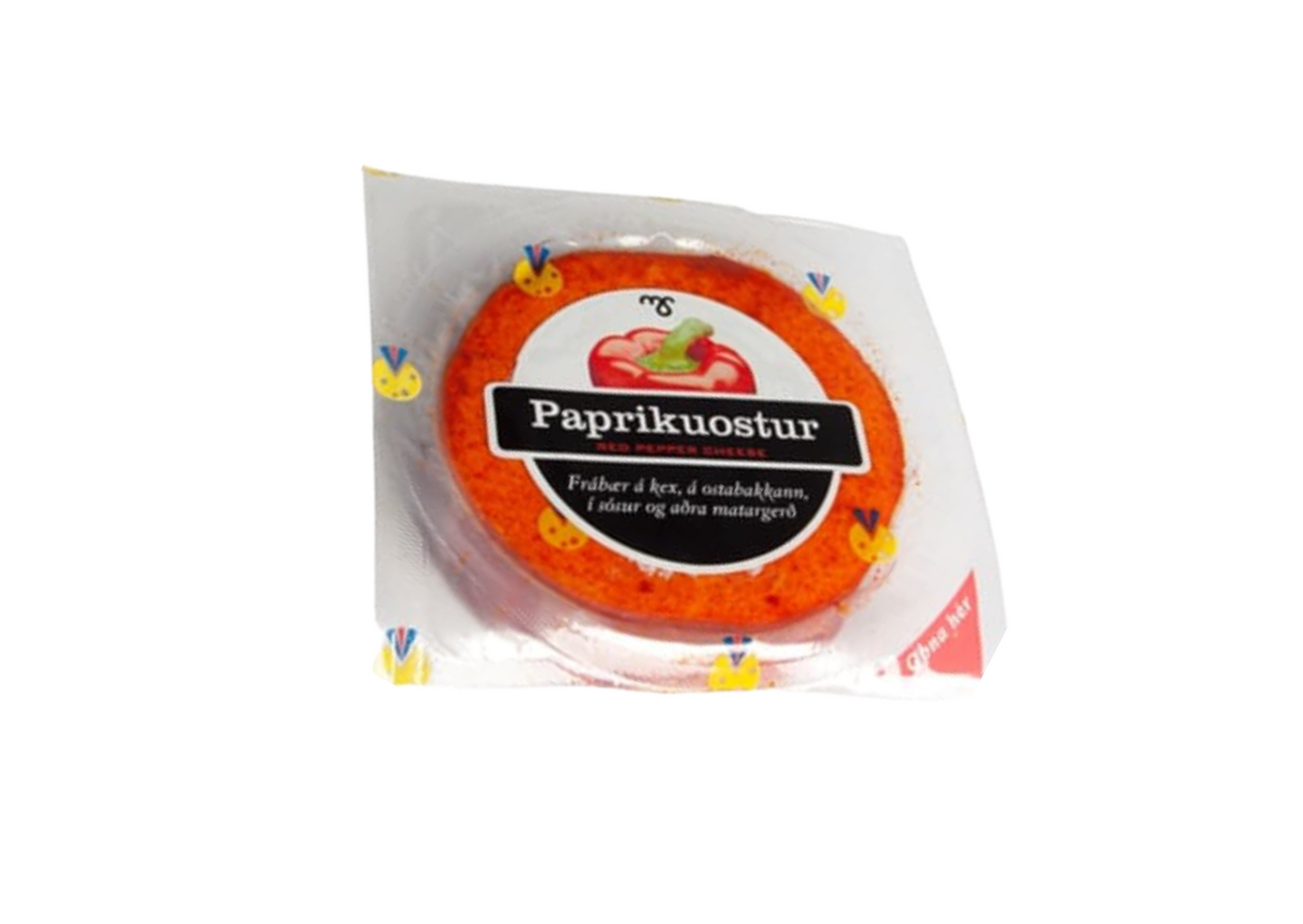 Icelandic cheese - Paprikuostur (paprika cheese).