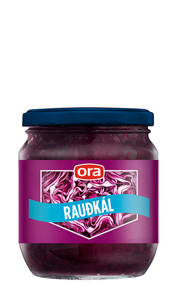 Classic red cabbage from Ora. -TopIceland