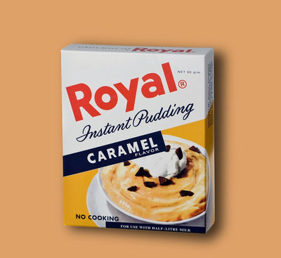 Royal instant pudding with caramel flavor. -Topiceland