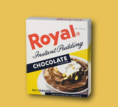 Royal instant pudding with chocolate flavor. - Topiceland
